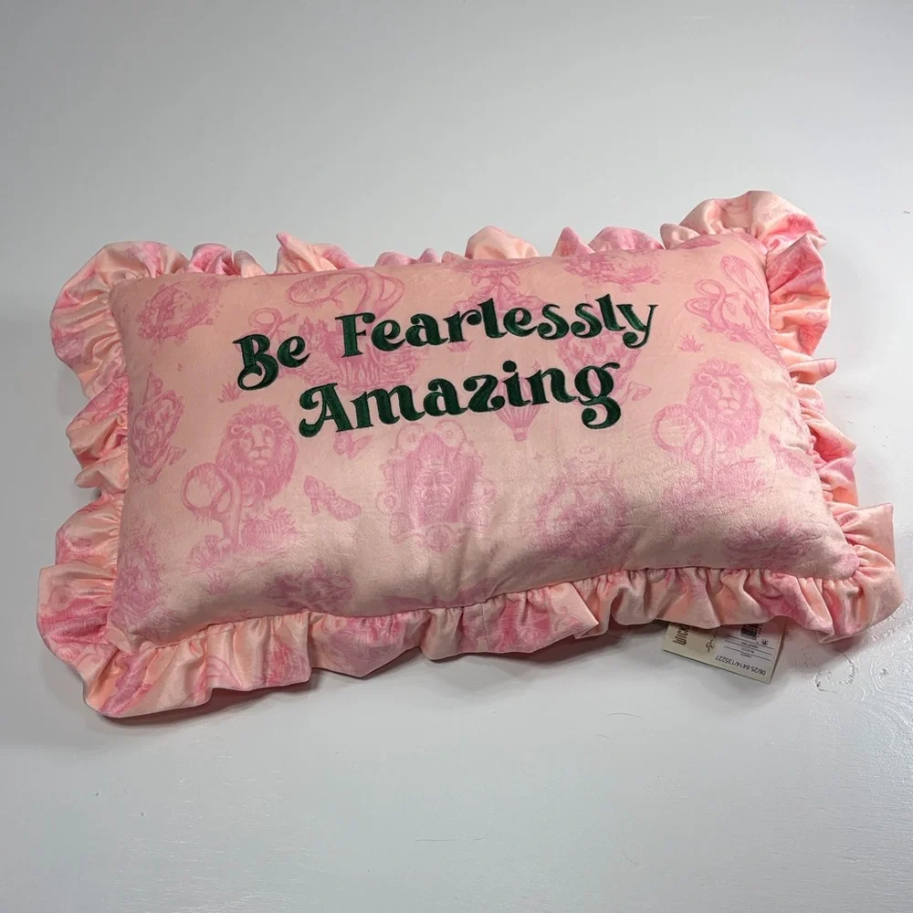 Decorative pillow from wicked - katie kime collab “Be Fearlessly Amazing” 20x13